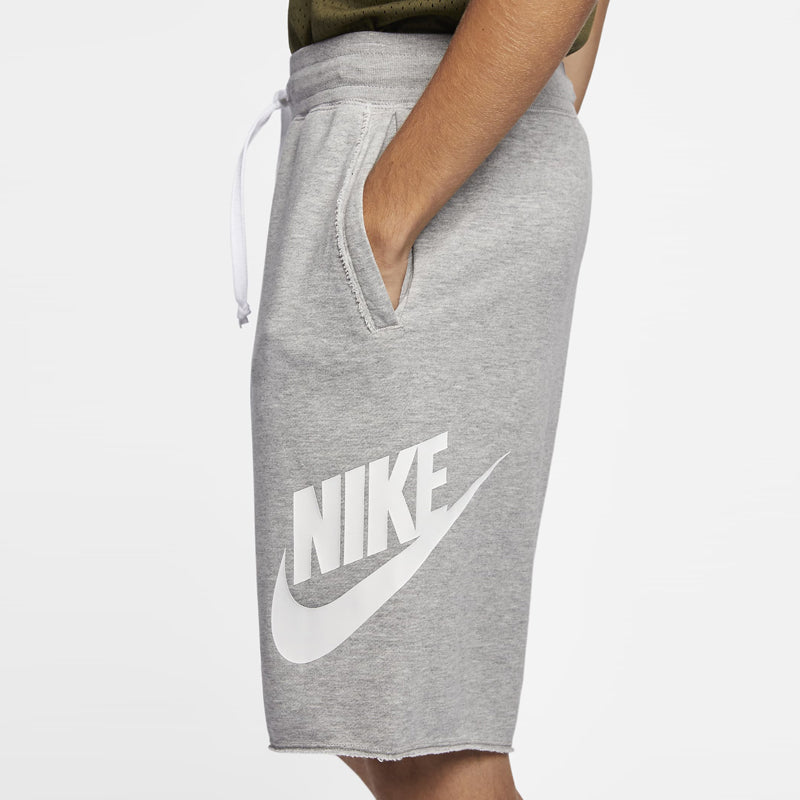 Nike Logo Printing Running Sports Short Pant Male Grey Gray AR2375-064