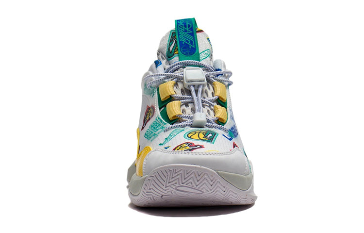 (GS) Li-Ning Team2.0 Mid 'White Yellow Blue' YKBS016-3