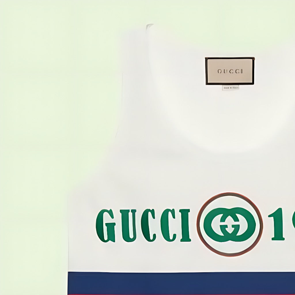 (WMNS) Gucci Cotton Tank Top 'White' 688411-XJD5U-9131