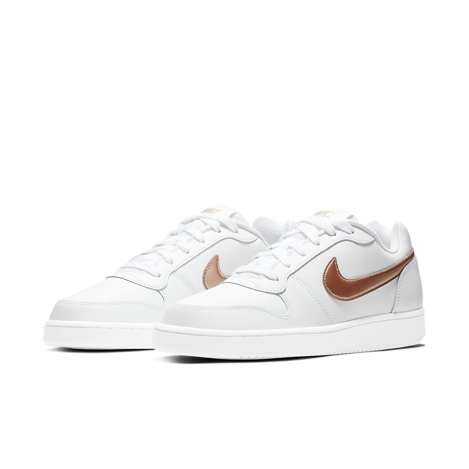 (WMNS) Nike Ebernon Low White/Gold BV1156-100