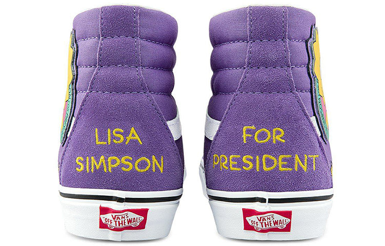 Vans The Simpsons x Sk8-Hi 'Lisa 4 Prez' Purple VN0A4BV617G