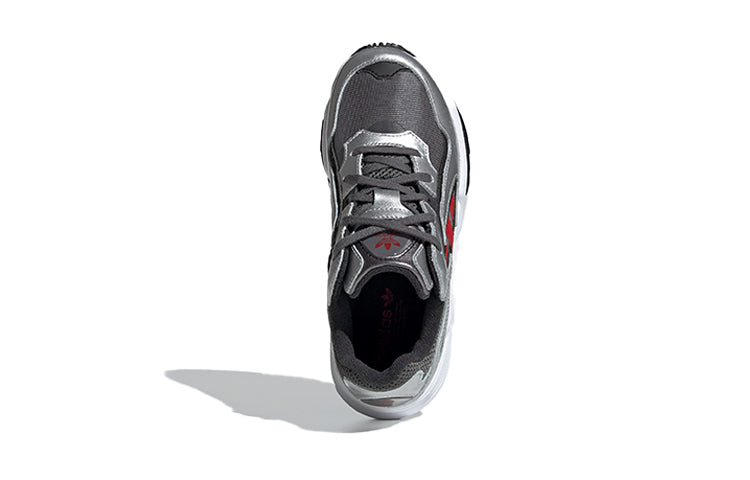 (GS) adidas Yung-96 Chasm J 'Silver Metallic Scarlet' EE9299