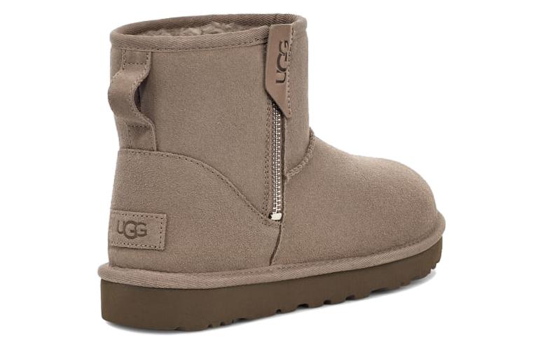 (WMNS) UGG Classic Mini Bailey Zip 'Beige Grey' 1151230-SKP