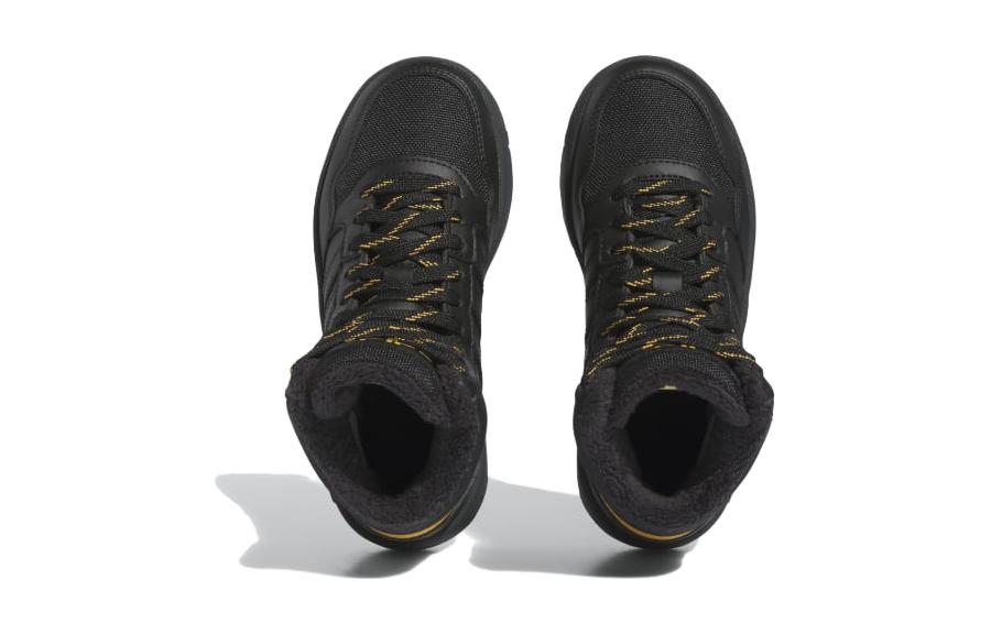 (PS) adidas Hoops 3.0 Mid J 'Black Preloved Yellow' IF7736
