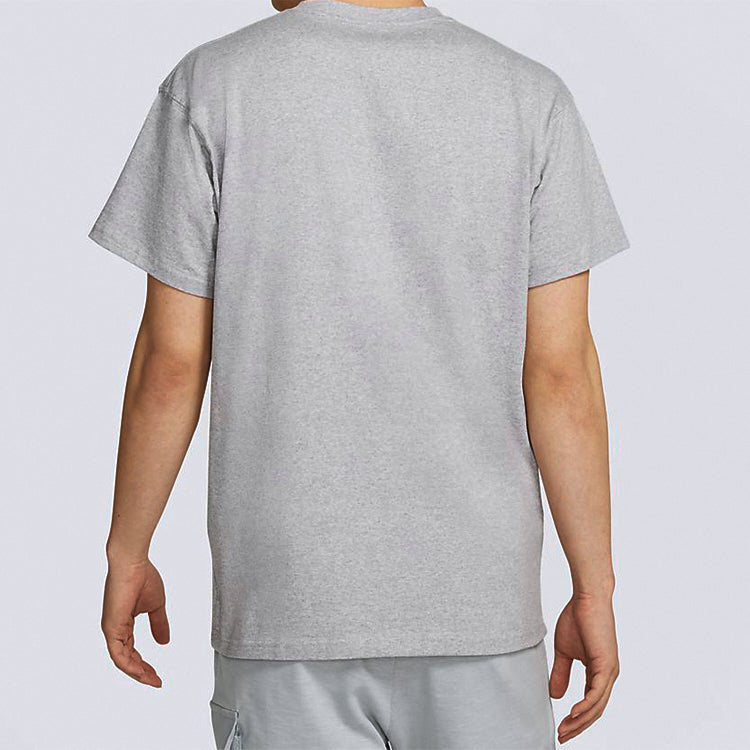 Nike Graffiti Logo Printing Short Sleeve light grey CT6491-902