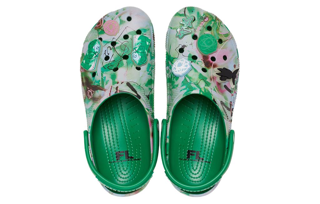 Crocs x Futura Laboratories Classic Clog 'Green Ivy' 209622-3WH