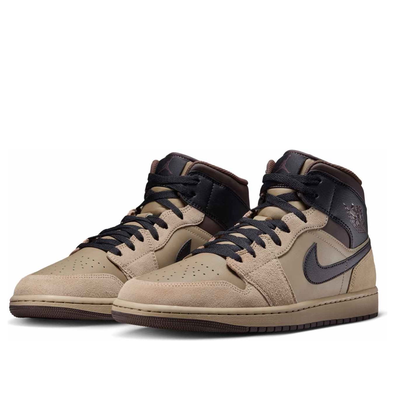 Air Jordan 1 Mid 'Khaki Baroque Brown' HV6422-200