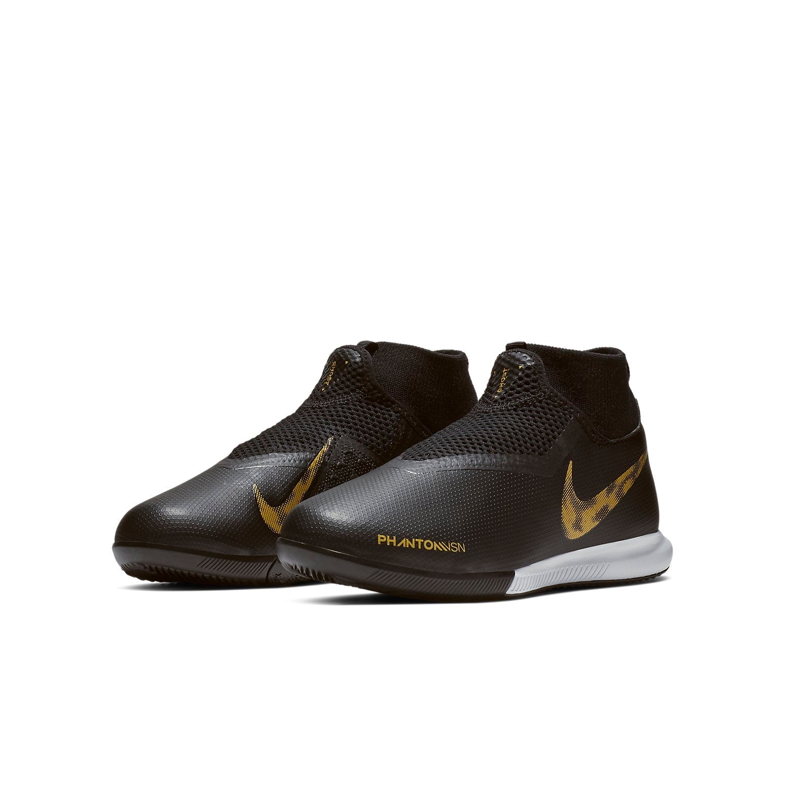 (GS) Nike Phantom Vision Academy DF TF 'Black Yellow' AO3292-077
