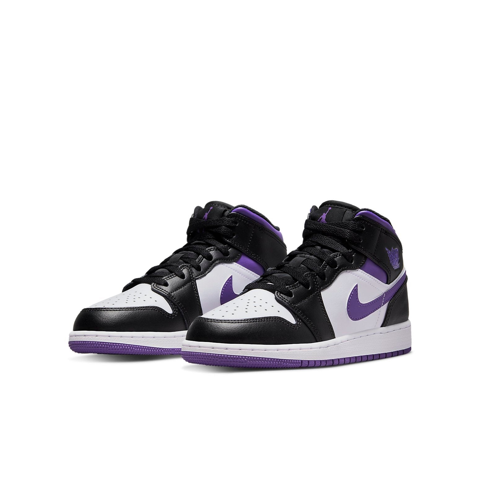 (GS) Air Jordan 1 Mid 'Dark Iris' 554725-095