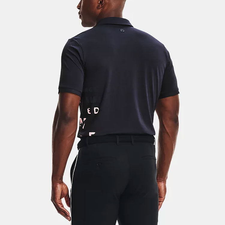 Under Armour Curry Vanish Letter Print Golf Polo Shirt 'Purple' 1361874-590
