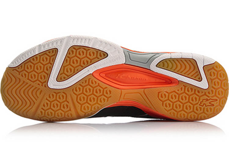 Li-Ning Kason Badminton Shoes 'Black Orange' FYTN003-1