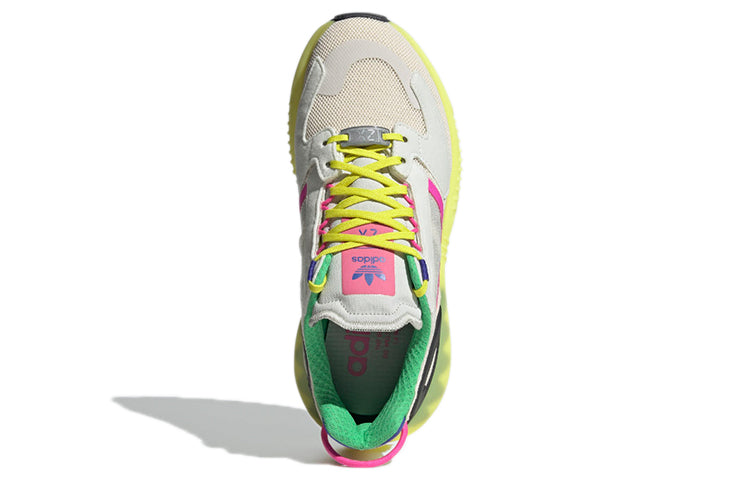 (WMNS) adidas ZX 5000 Boost 'Wonder White Acid Yellow' GV7704