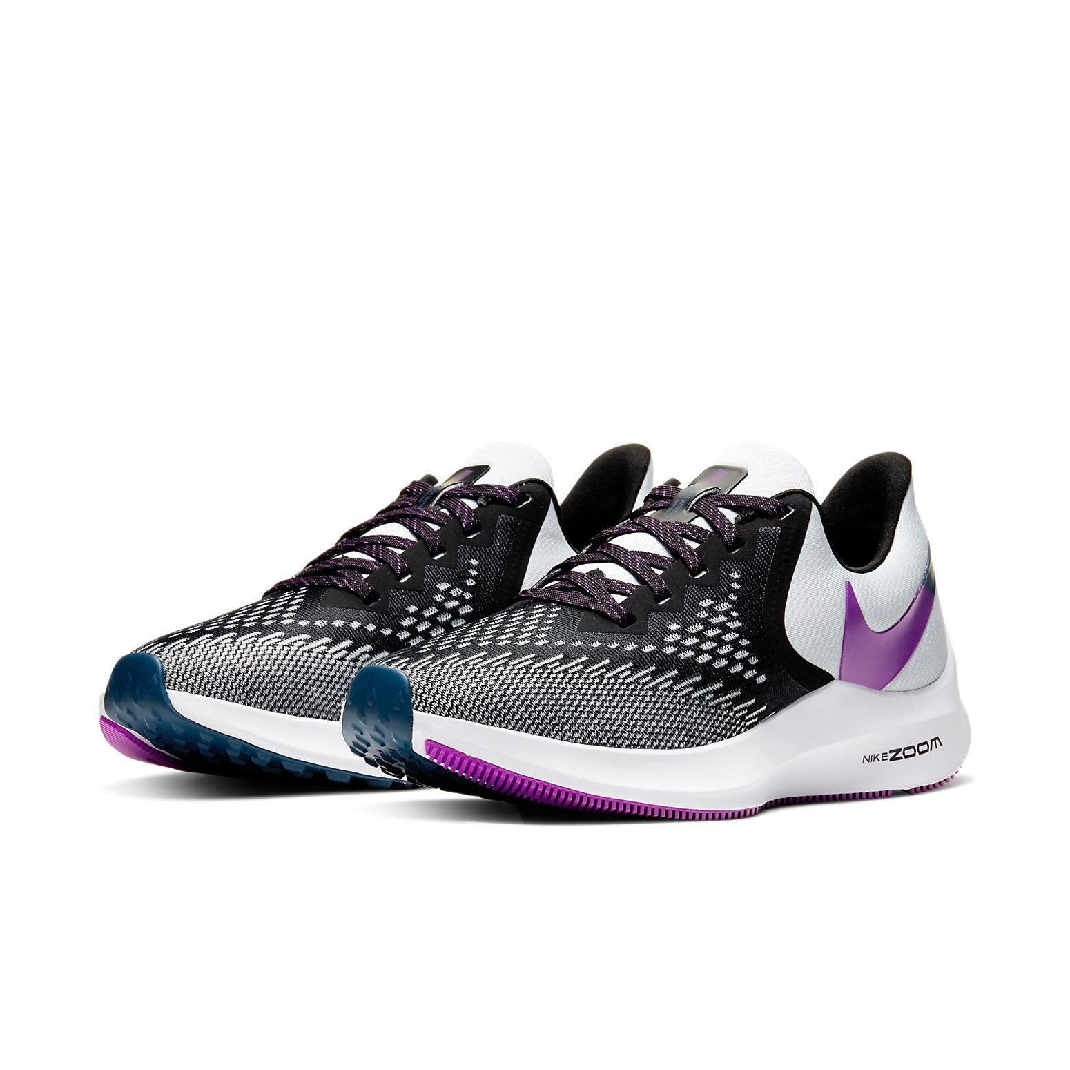 (WMNS) Nike Air Zoom Winflo 6 'Black Vivid Purple' AQ8228-006