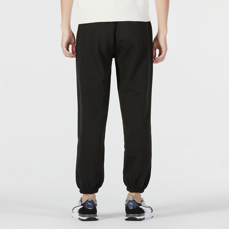 PUMA Team Sweatpants 'Black Green' 539269-01