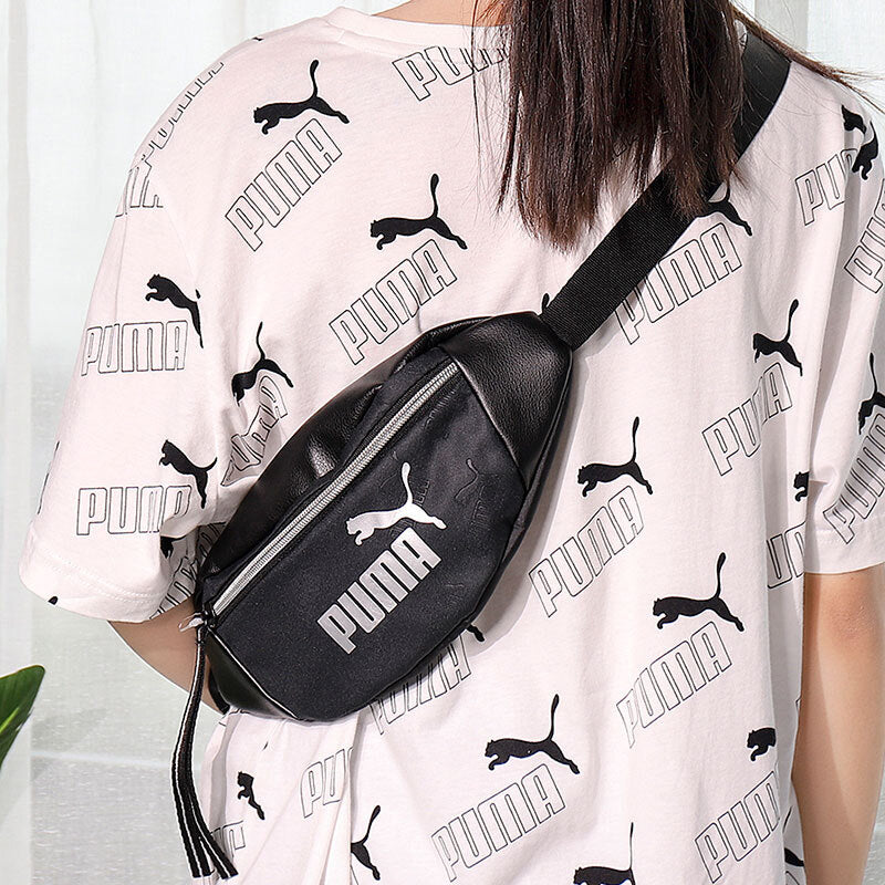 PUMA Core Up Waist Bag 'Black Grey' 077478-01