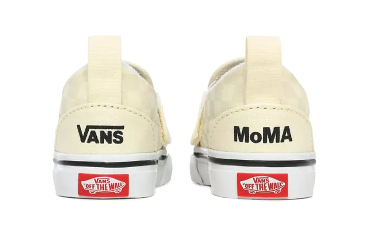 (TD) Vans MoMA Classic Slip-On 'Cream' VN0A34880IC