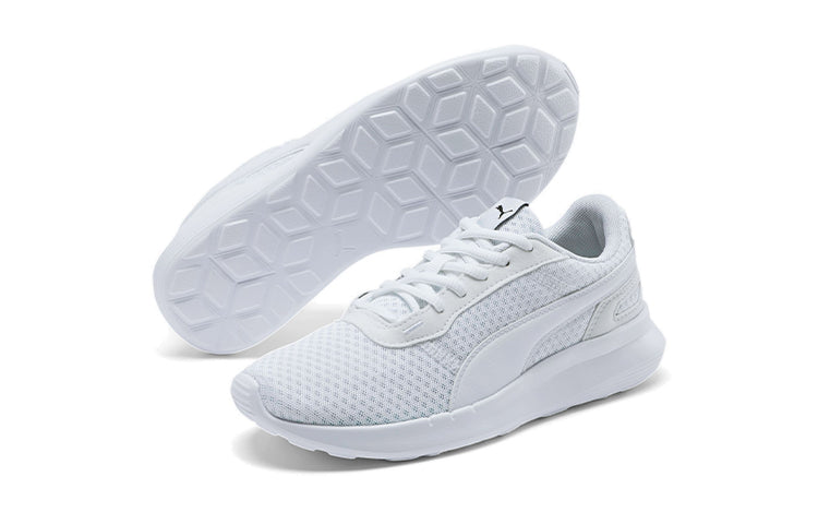 (GS) PUMA St Activate Low Top Running Shoes White 369069-02