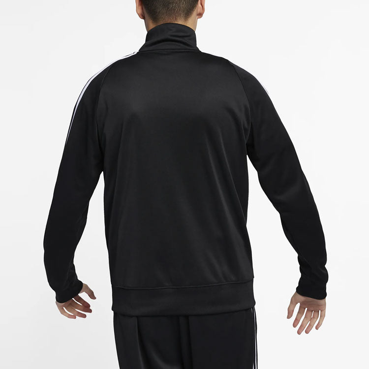 Nike Zipper Stand Collar logo Casual Sports Jacket Black AR2245-010