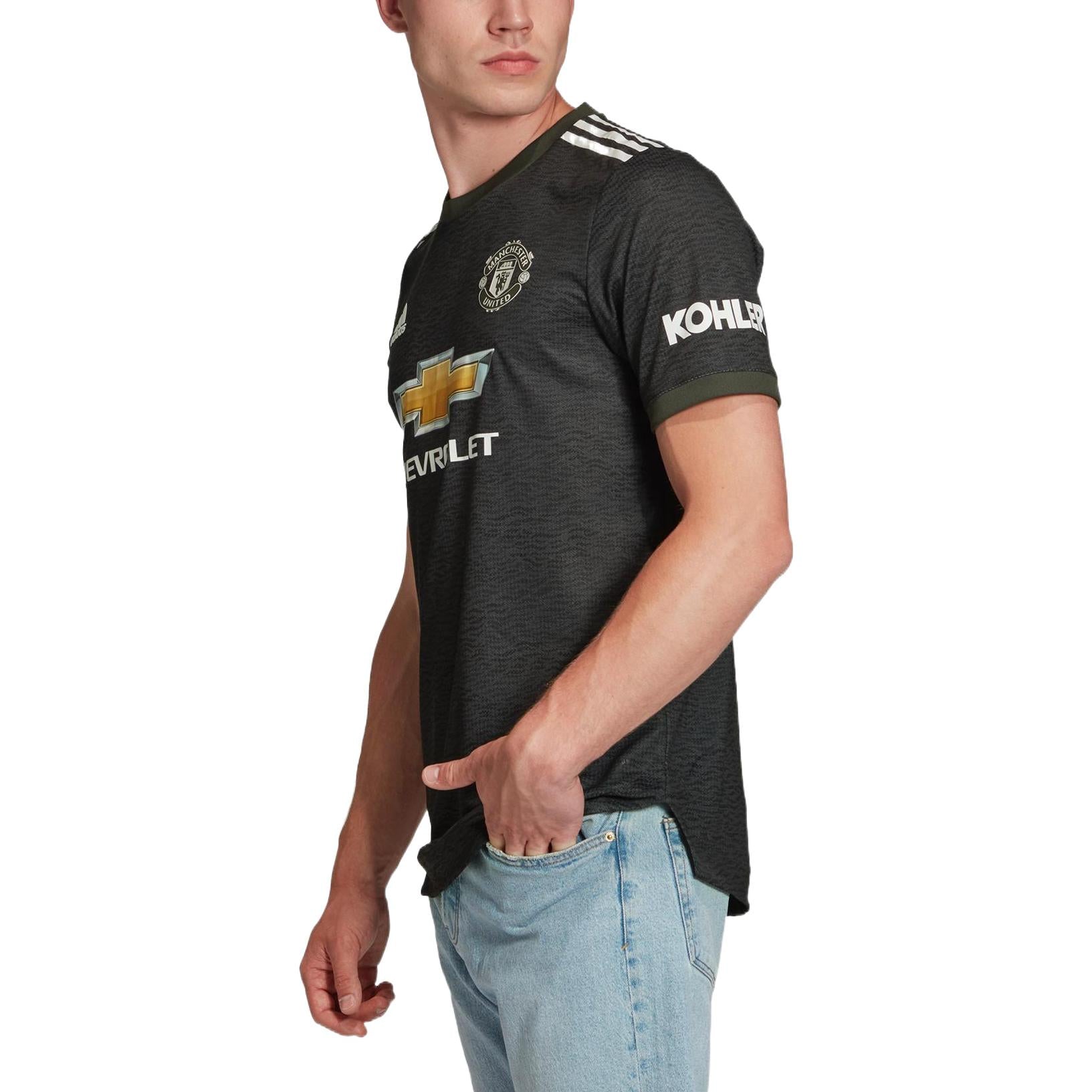 adidas Manchester United 20/21 Away Jersey 'Black Gold' EE2377