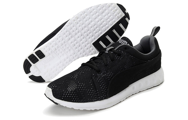 PUMA Carson Runner Camo Mesh Idp Low Running Shoes Black/White 190432-01