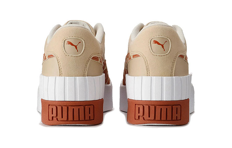 (WMNS) Nicoron x PUMA Cali Wedge Fs Khaki/Pink/Red 380328-01