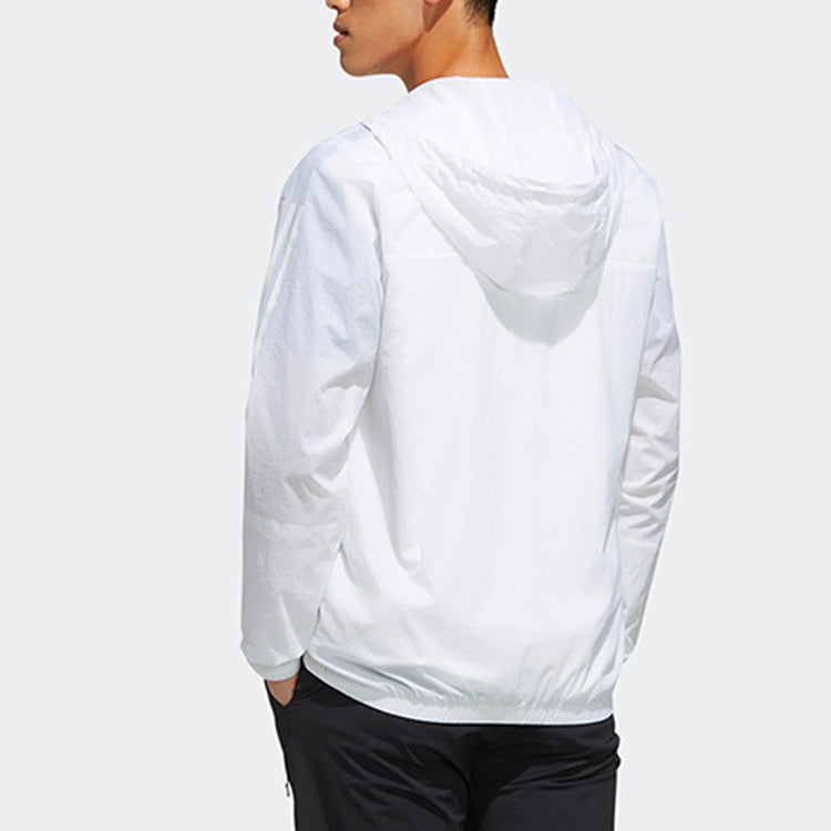 adidas neo M Cs Wb Windproof Slim Fit Sports Jacket White FK9924