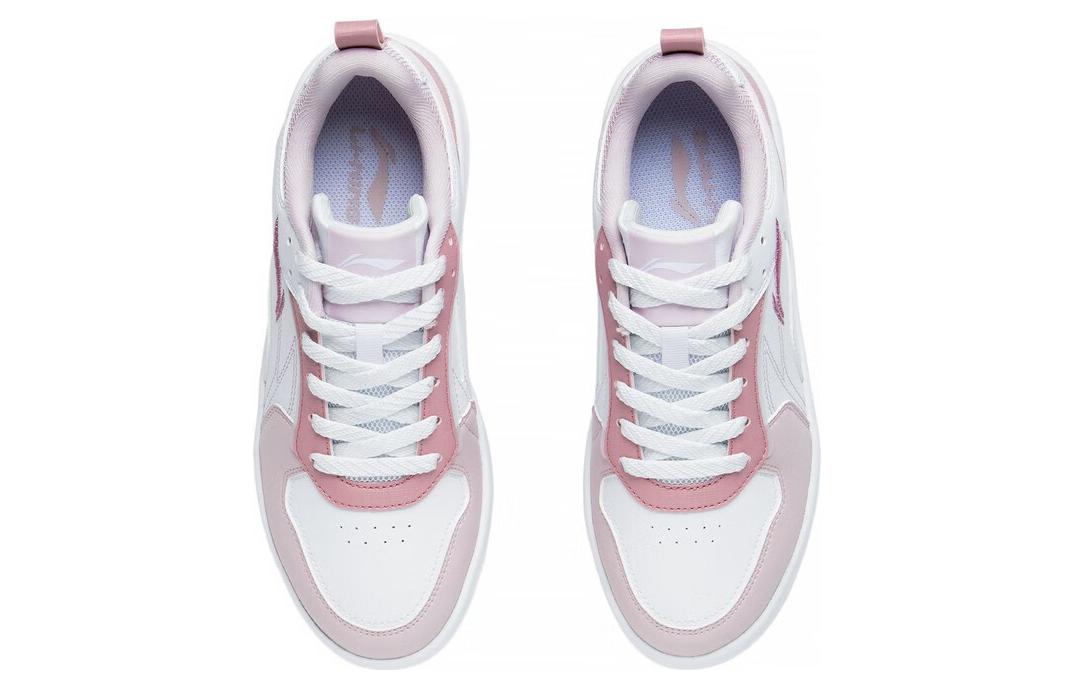 (WMNS) Li-Ning Xingchuan Skate Sneakers 'White Pink' AGCT148-5