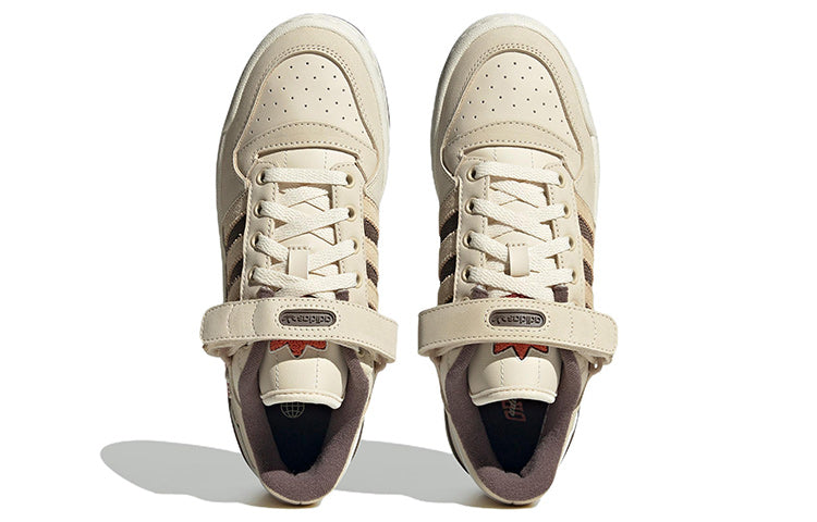 (WMNS) adidas Forum Low 'Light Khakibrown Brownbrown Redbrown' IE1827