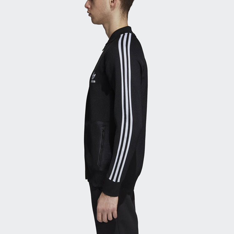 adidas originals BF Knit TT Track Jacket Black DH5758