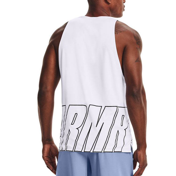 Under Armour Baseline Reversible Tank 'White' 1361899-100