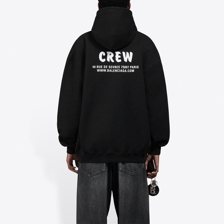 Balenciaga Crew Printing Black 578135TIV751070