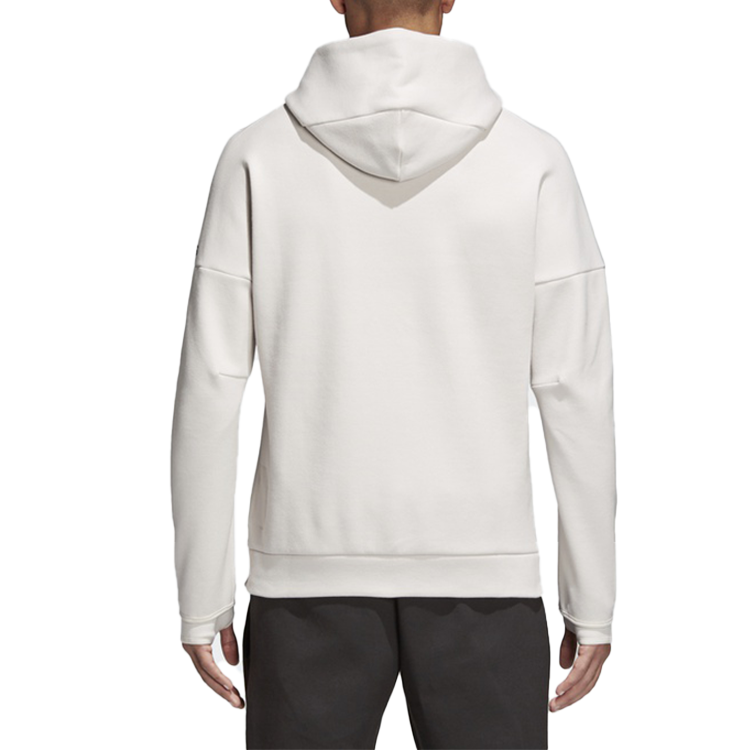 adidas Logo Knit Hooded Jacket Pink White CW1347