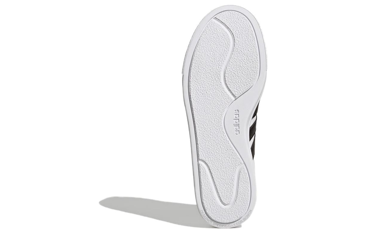 (WMNS) adidas Court Platform Shoes 'White Black' HQ4532