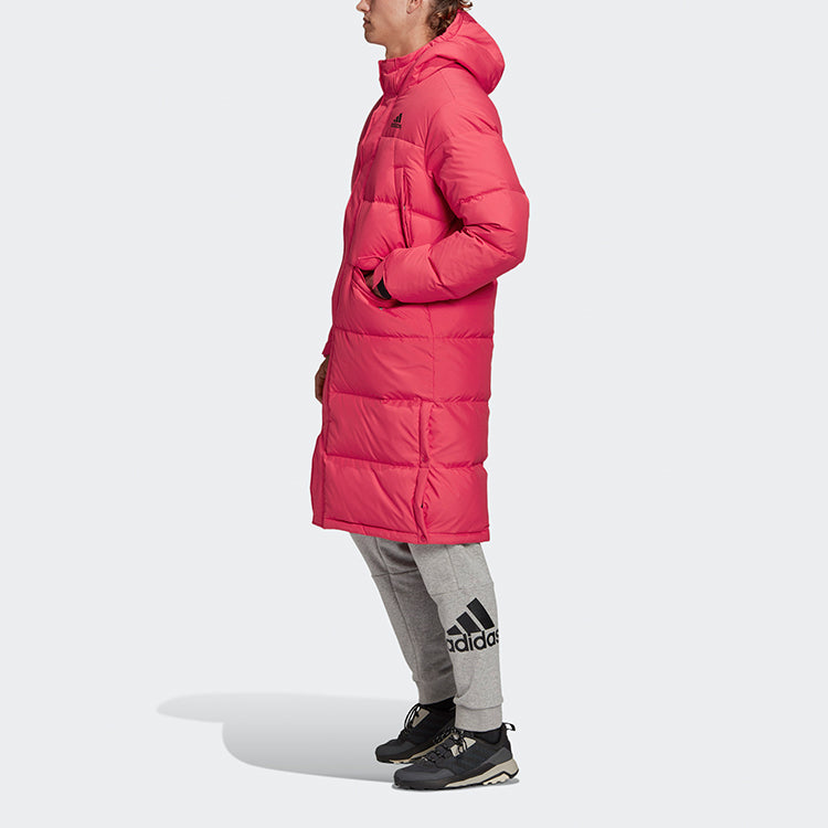 adidas Stay Warm Sports hooded down Jacket Red GK0663