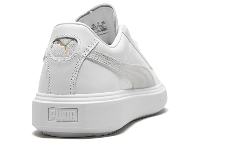 PUMA Breaker Low Top Casual Skate Shoes Unisex White Gray 'White Grey' 369191-01