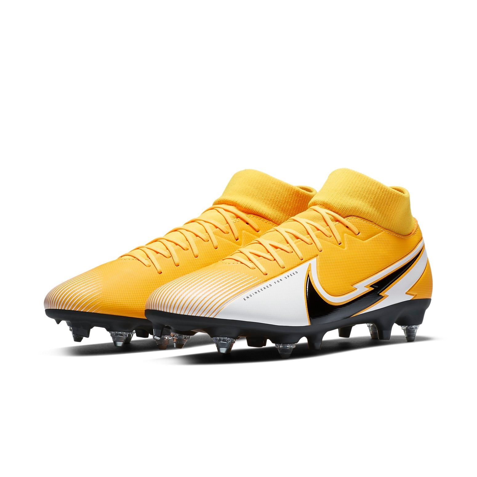 Nike Mercurial Superfly 7 Academy SG-PRO Anti-Clog Traction 'Black Yellow' BQ9141-801