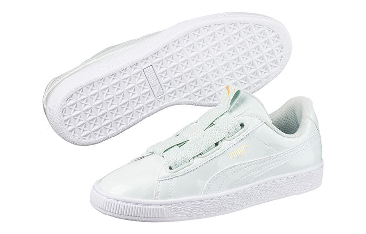 (WMNS) PUMA Basket Maze Green/White 366195-03