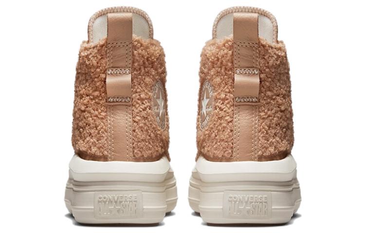 (WMNS) Converse Chuck Taylor All Star Move Platform High 'Sherpa - Champagne Tan' A04259C