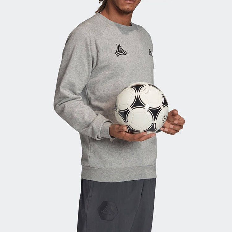 adidas Soccer/Football Sports Loose Pullover light grey FU3662
