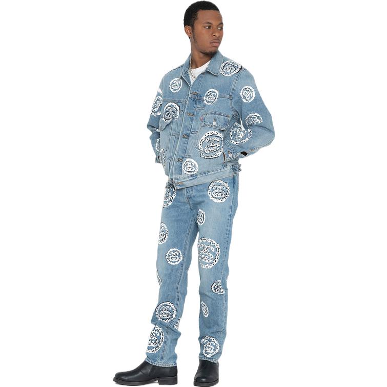 Stussy x Denim Tears Type 2 Jacket 'Light Indigo' 80208168