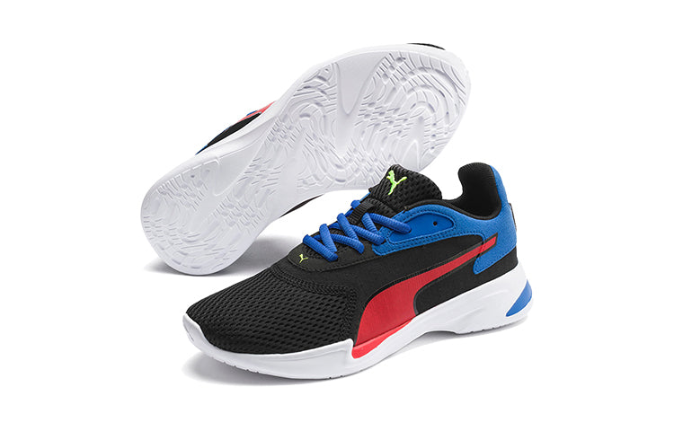 (GS) PUMA Jaro Low Top Running Shoes Blue/Black/White 193418-03