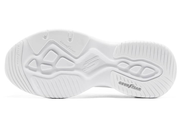 (WMNS) Skechers D'lites 4.0 'White Silver' 149562-WSL