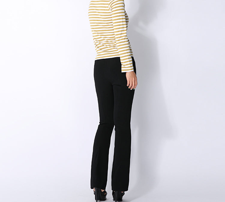 (WMNS) COMME des GARCONS PLAY Striped Long Sleeves Tee 'Yellow White' AZ-T217-051-5