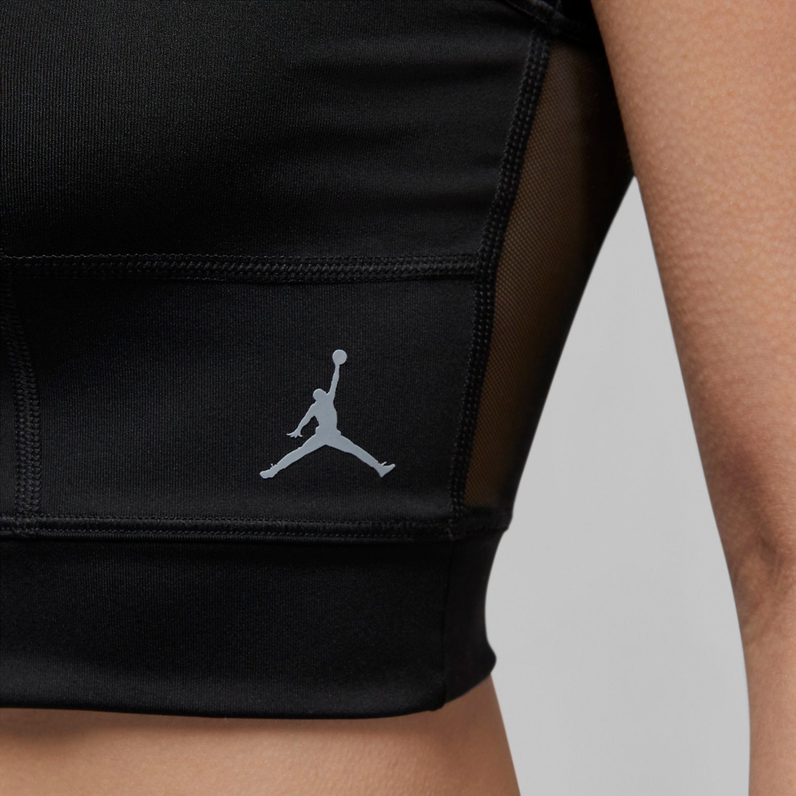 (WMNS) Air Jordan Sport Crop Top 'Black' DZ3235-010