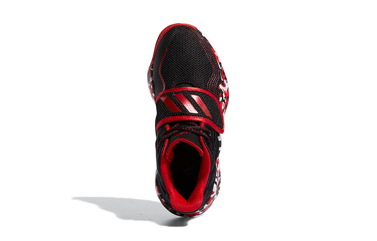 (GS) adidas Deep Threat J Black/Red FV8634