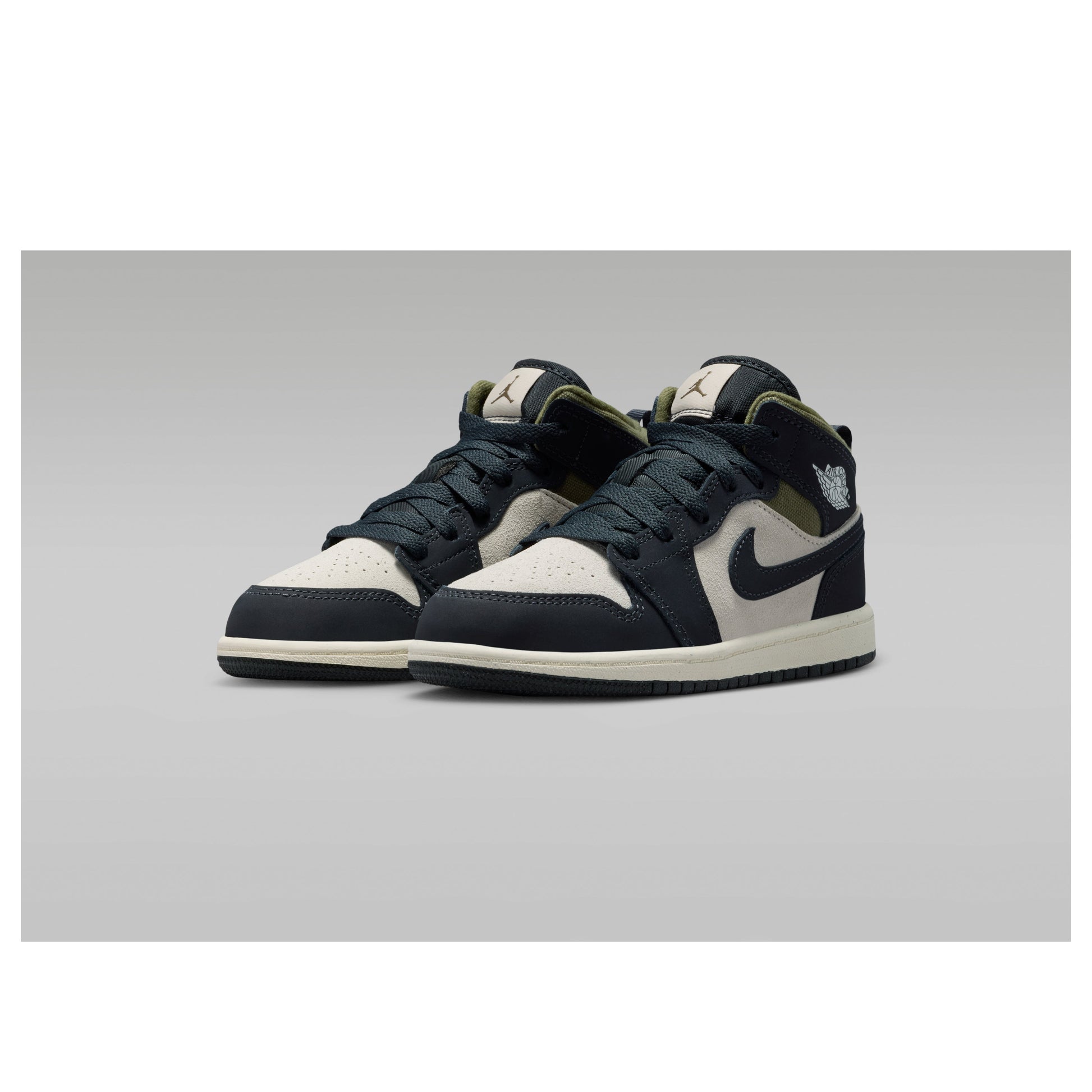 (PS) Air Jordan 1 Mid SE 'Off Noir Medium Olive' HV4444-102