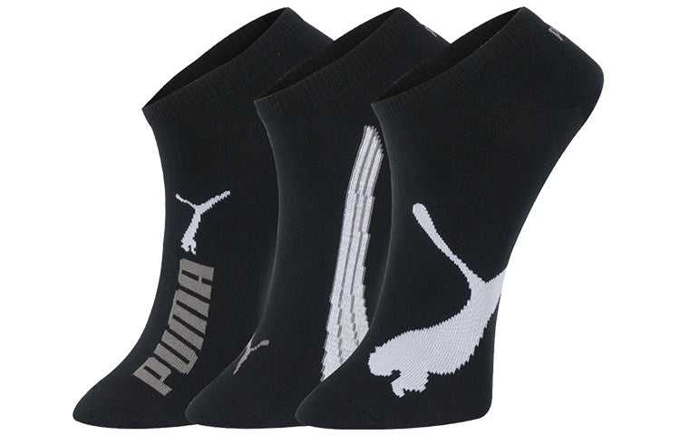 PUMA Sneaker Socks 3 pack 'Black White' 100000495-002
