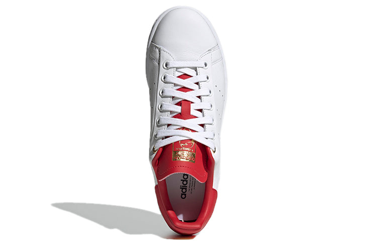 (WMNS) adidas Stan Smith 'White Scarlet' FU9631