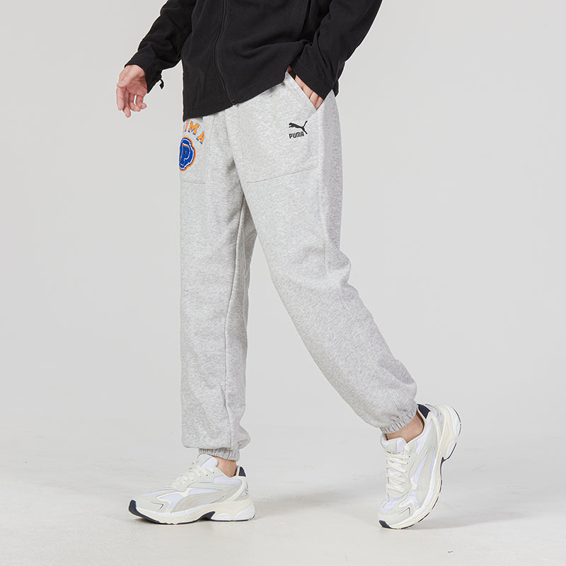 PUMA Team Pants Tr Logo Pants 'Grey' 622277-04