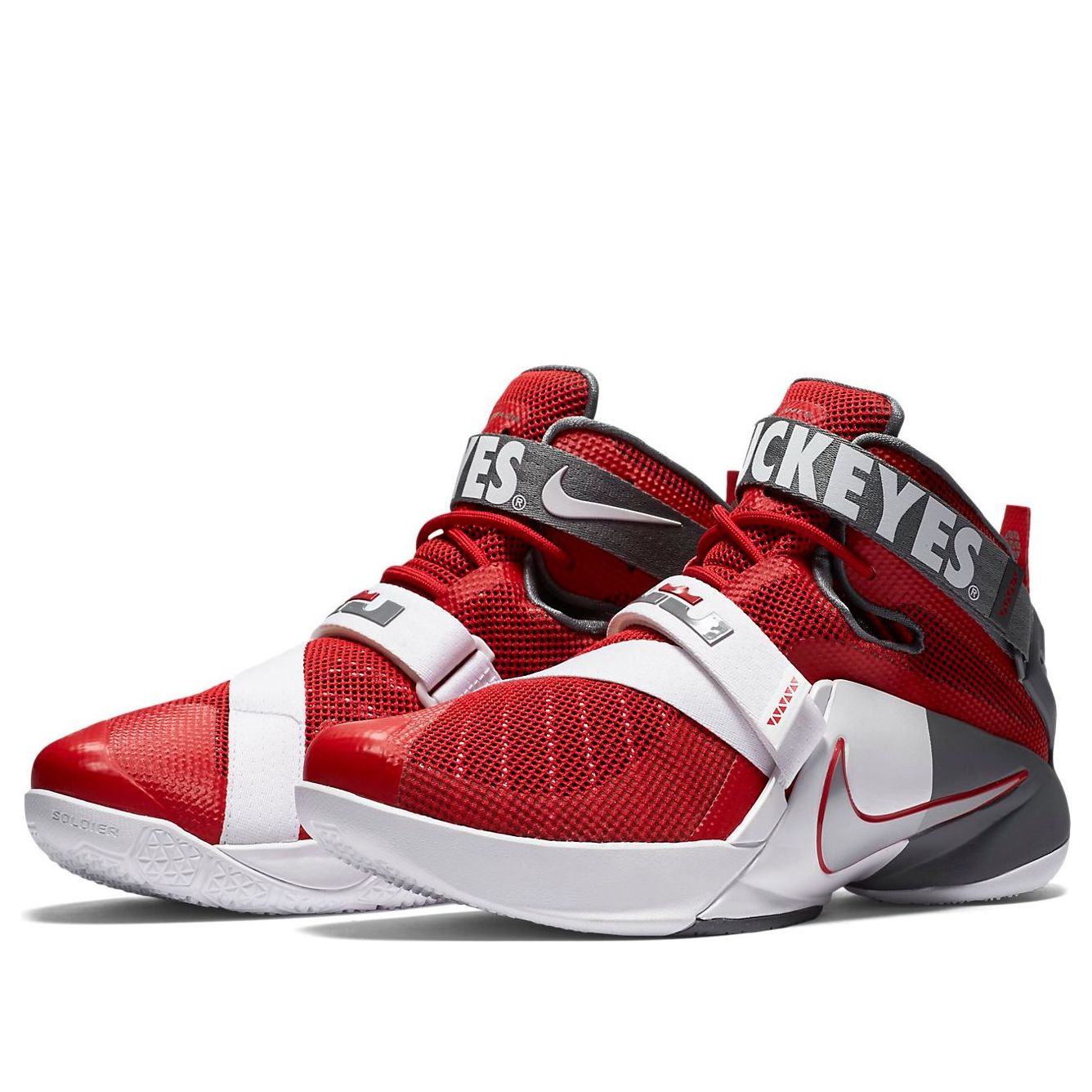 Nike LeBron Soldier 9 Premium 'Ohio State Buckeyes' 749490-601